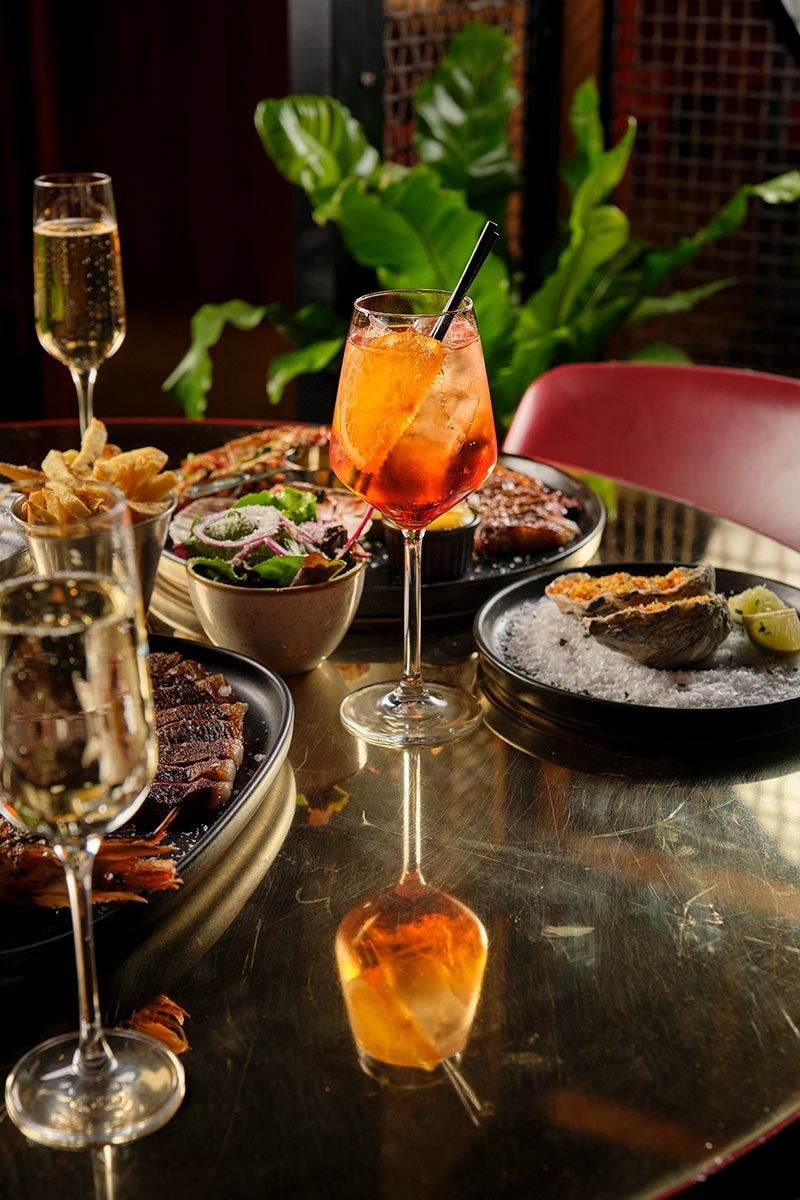 Open-fire steakhouse cooking at temper London