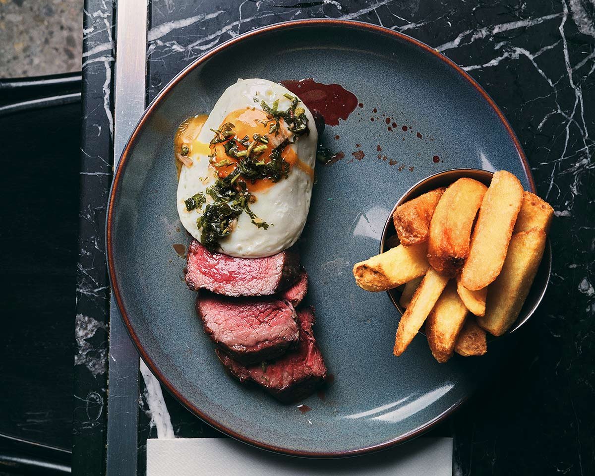 Bottomless barbecue brunch spread at temper