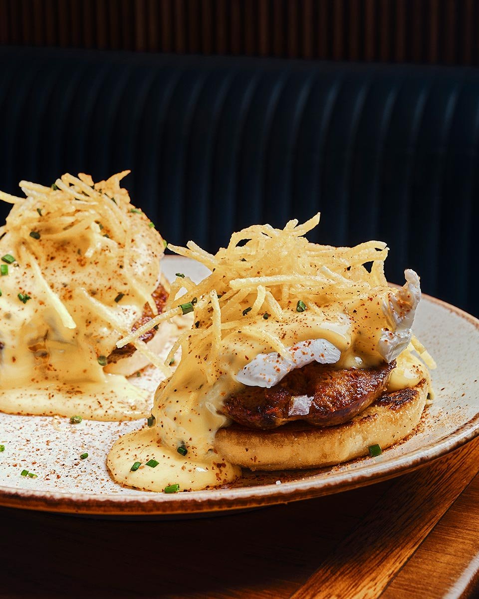Bottomless brunch tacos and drinks at temper