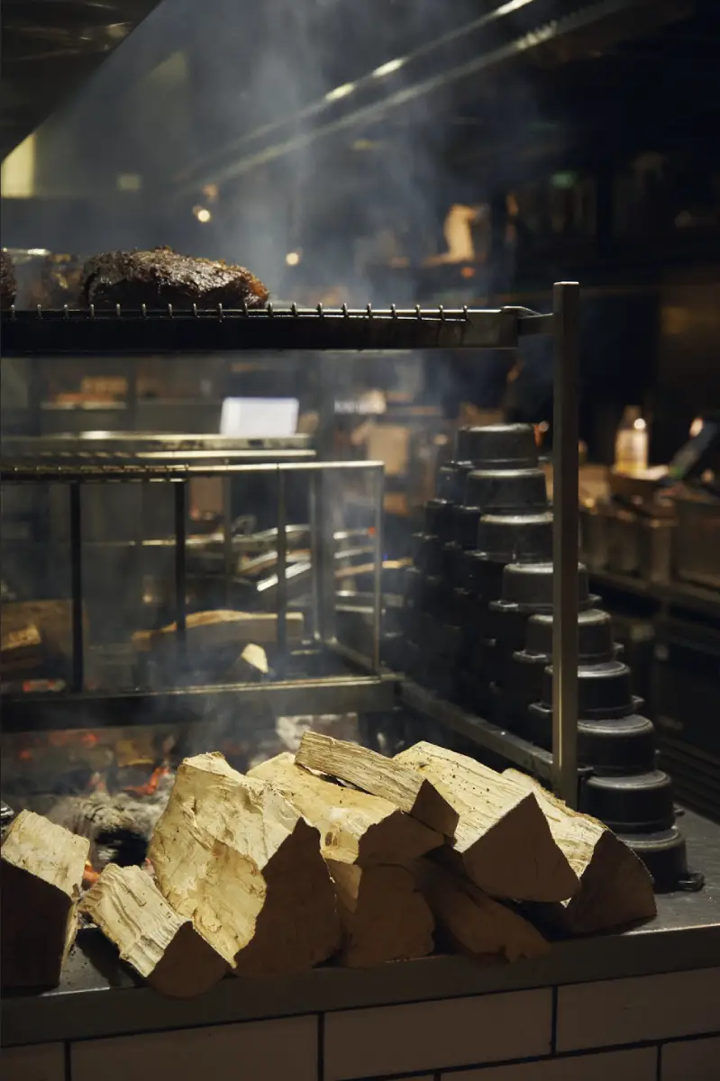 Tacos spread at temper, shared private dining